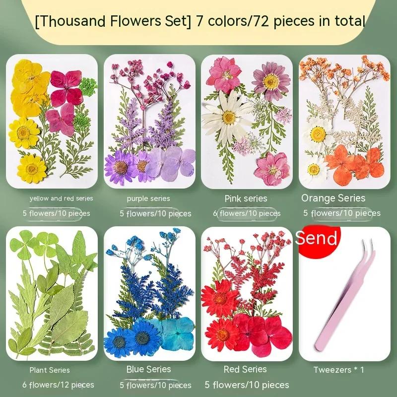 20-100pcs Diy Transparent Dried Flower Bookmarks Students Handmade Creative Small Bottle Plant Specimens Book Mark Stationery