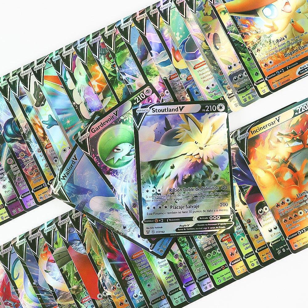 Новые карты покемонов Shining VSTAR GX EX VMAX MEGA TAG TEAM Energy Trainer Чаризард Пикачу Редкая коллекционная карточная игра Детские игрушки Подарок