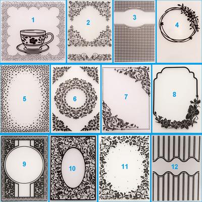 Цветочная оконная рамка, пластиковые папки с тиснением для DIY, скрапбукинг, альбом, декор для карт, художественный шаблон, форма листа