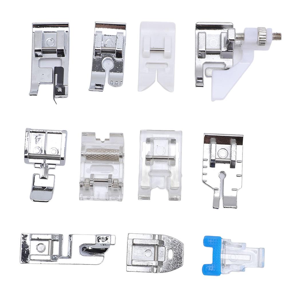 11 шт. набор прижимных лапок комплект бытовых низких хвостовиков Snap On швейная машина запасные части аксессуары