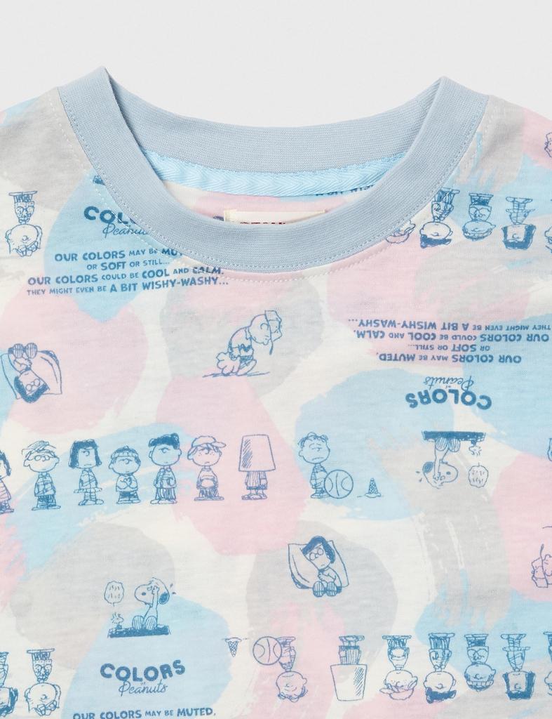 Pajama set for girls PEANUT jersey long sleeve T suit 15115430380120 [Peanuts]