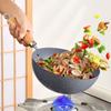 Rapid Heat Marble Pattern Wok Anti-scalding Handle Milk Pot Useful Stir Fry Pan Soup
