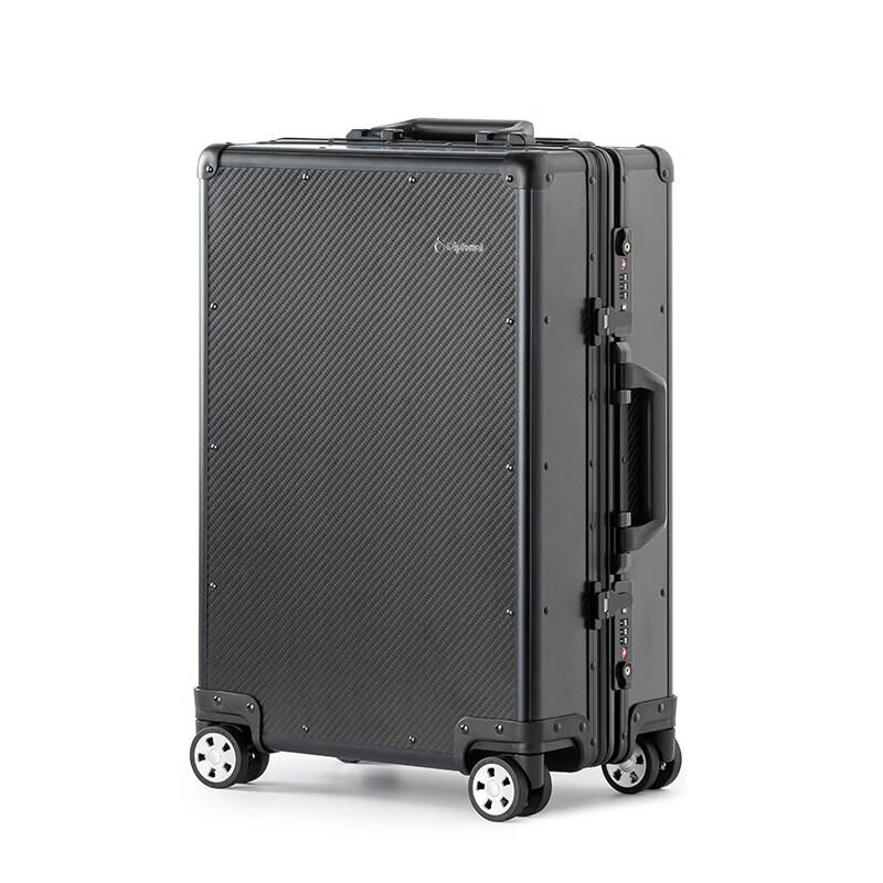 Чемодан Diplomat DS-13101 из углеродного волокна, 20 дюймов, ручная кладь, с замком TSA