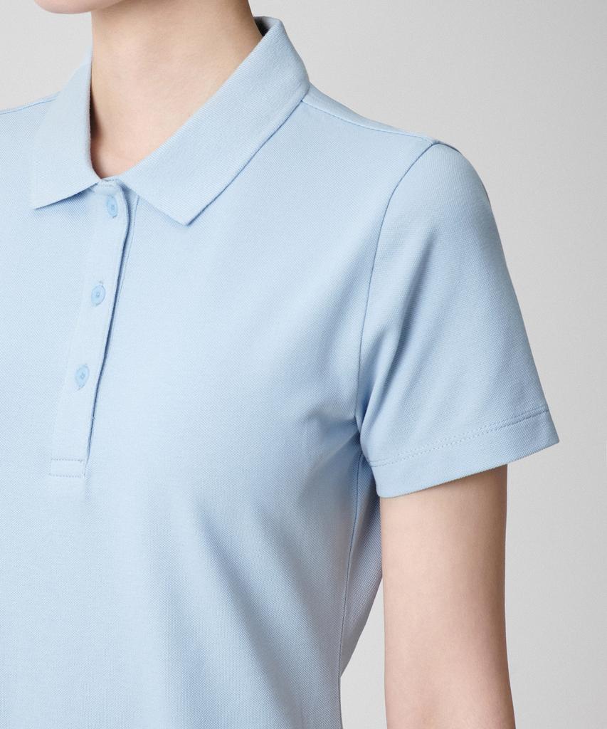Musinsa Standard Woman [Cooltandard] Women'S Pique Polo Dress [Pastel Blue]