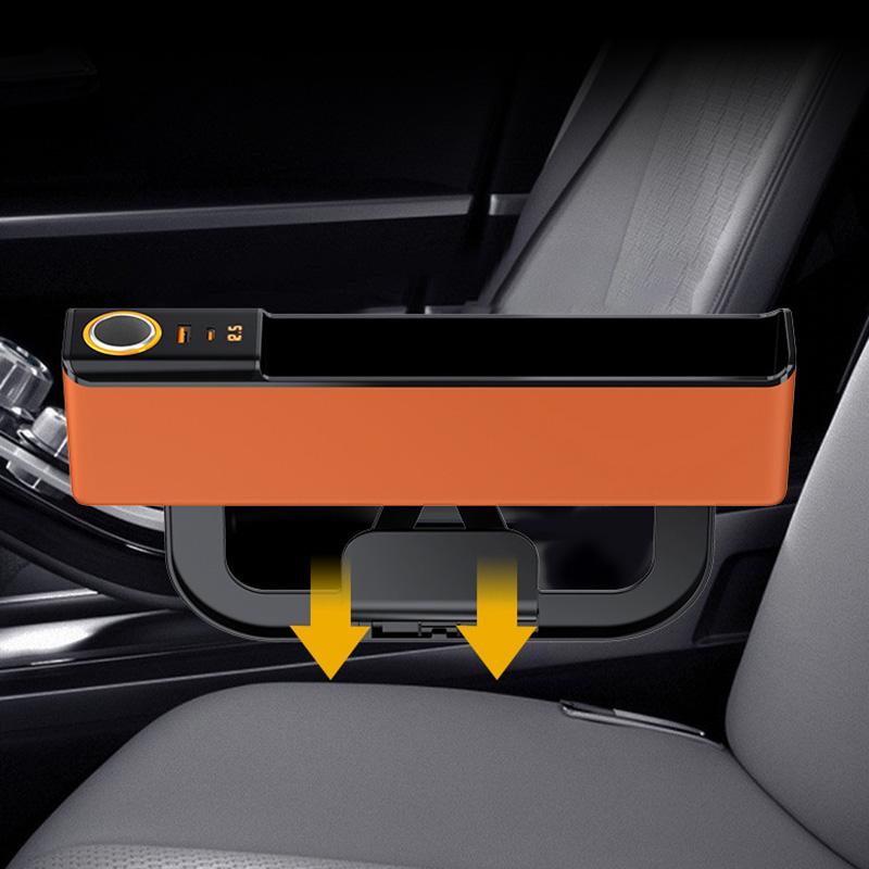 Заполнитель зазоров в автомобильном сиденье Органайзер зазоров в автомобиле Многофункциональный органайзер зазоров в автомобиле Ящик для хранения с портом зарядки