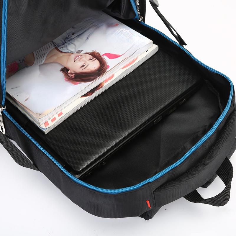 Однотонный рюкзак из ткани Оксфорд, унисекс, компьютерный, с английскими буквами, школьный рюкзак для школьников, дорожная сумка