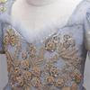 4-13 Year Old Elegant Girl Party Dress Sequin Embroidered Mesh Gorgeous Ball Evening Dress Formal Cocktail Girl Princess Dress