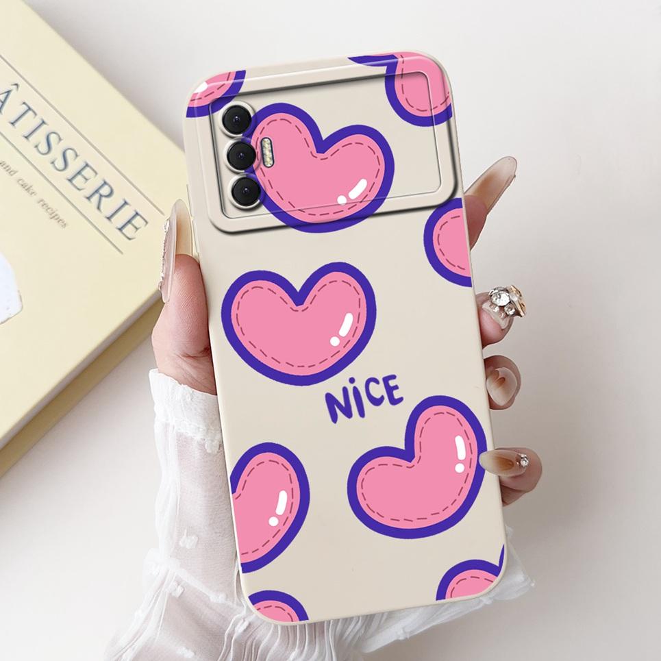 Phone Shell For Tecno Spark 8P Woman Fashion Flower Butterfly Coques For Tecno Spark 9T India Back Covers Soft Liquid Silicone
