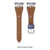 Watch Band For Apple Watch Series 10 9 8 7 SE 6 5 4 3 2 1 42mm 41mm 40mm 38mm Metal D-Buckle Denim Leather Strap
