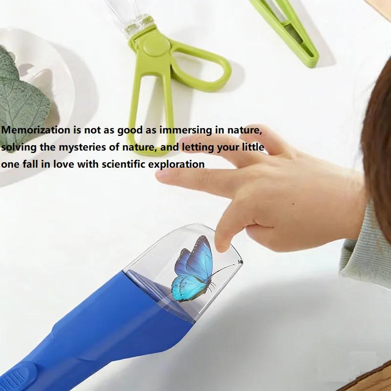 Handheld Insect Catcher Tool Spider Bee Trap Clamp Outdoor Nature Exploration Toy for Kids