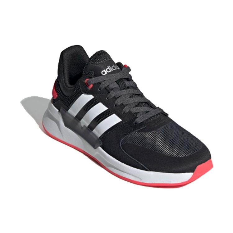 (WMNS) adidas neo RUN90S Sports Casual Shoes 'Black White Red' Women's EG8658