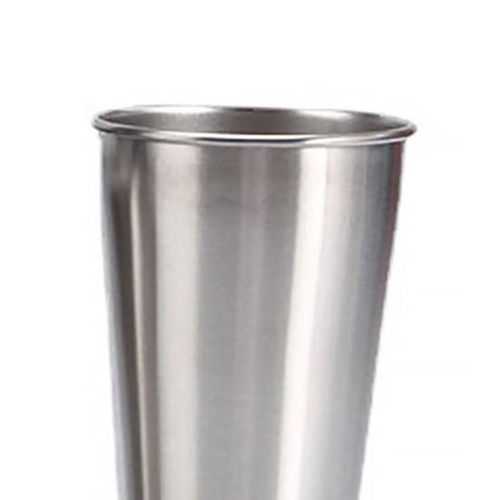 Stainless Steel Cup BPA Free Large Capacity Unbreakable Shatterproof Stackable Storage 3 Sizes Mirror Polishing Beer Cup Office Gift