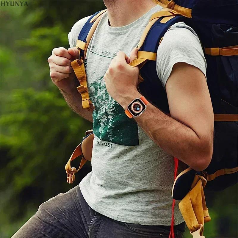 Альпийский ремешок для Apple Watch Band Series 10 9 8 7 SE Ultra 2 41мм 42мм 45мм 46мм 49мм 40мм 44мм IWatch Correa Ремешок Браслет