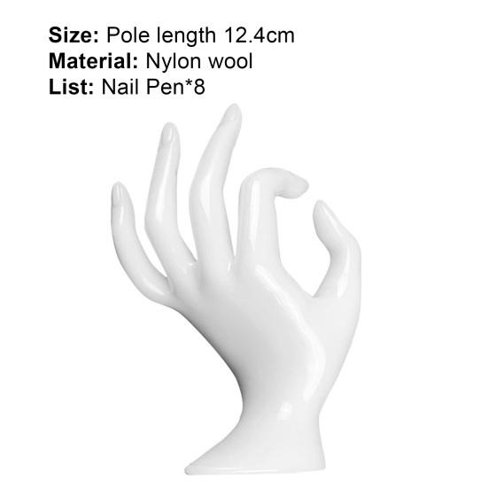 Подставка для демонстрации рук Гладкая и плоская Декоративный пластик Подставка для демонстрации пальца ОК Модель руки