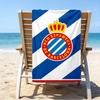 Football Espanyol Design Beach Towel - Soft, Absorbent Microfiber, Lightweight, Ideal for The Beach, Parties, Travel, Camping fan gifts