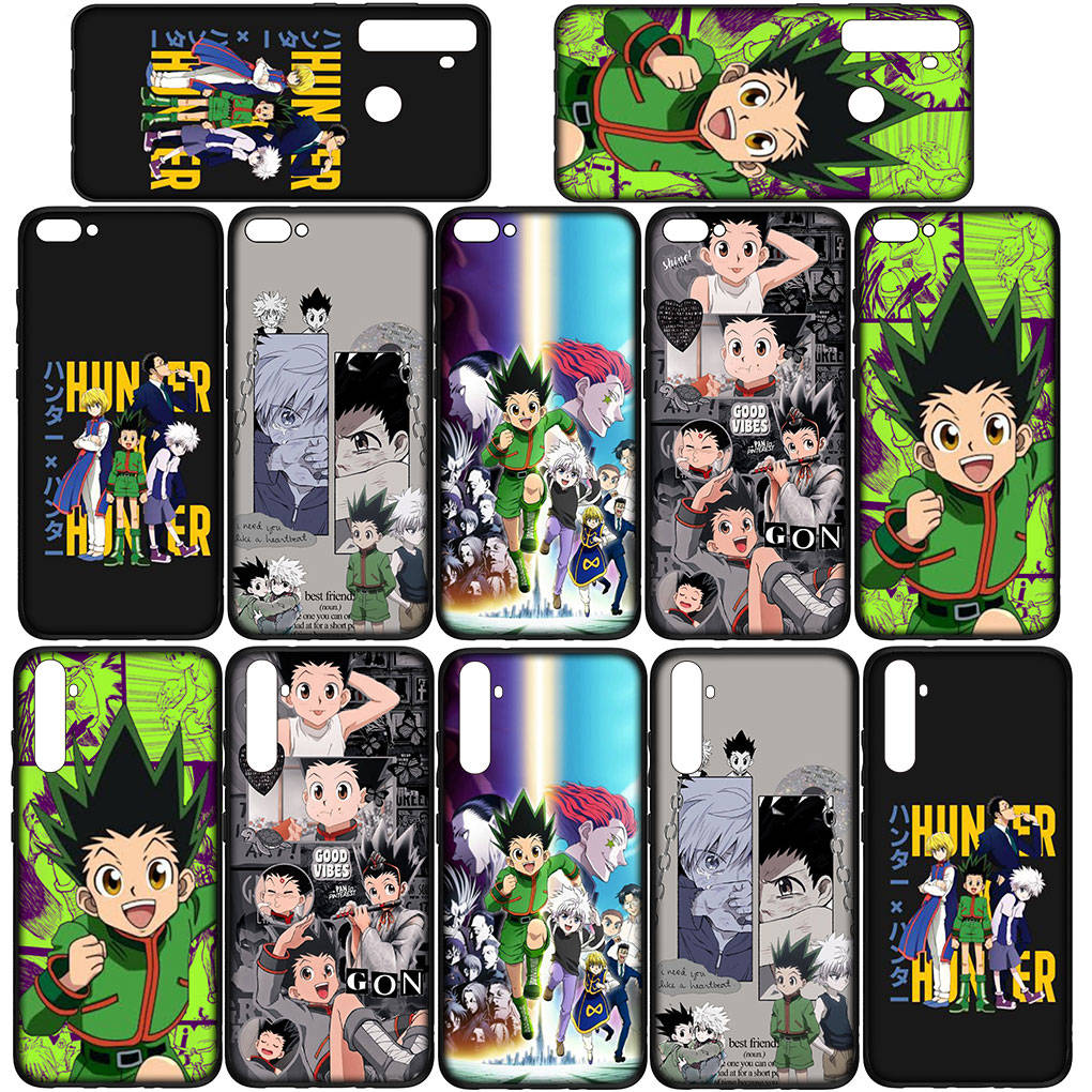Чехол для телефона Samsung Galaxy S25 S24 S23 iPhone 16 15 Xiaomi Redmi Note 14 13 12 16E X 11 Pro Max OPPO Moto Huawei Gon Freecss Killua Hunter X Hunter