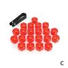 20x Car Hub Screw Cover Wheel Nut Caps Bolt Rims Kits Fit Wheel Bolts 17mm Nuts S9G7