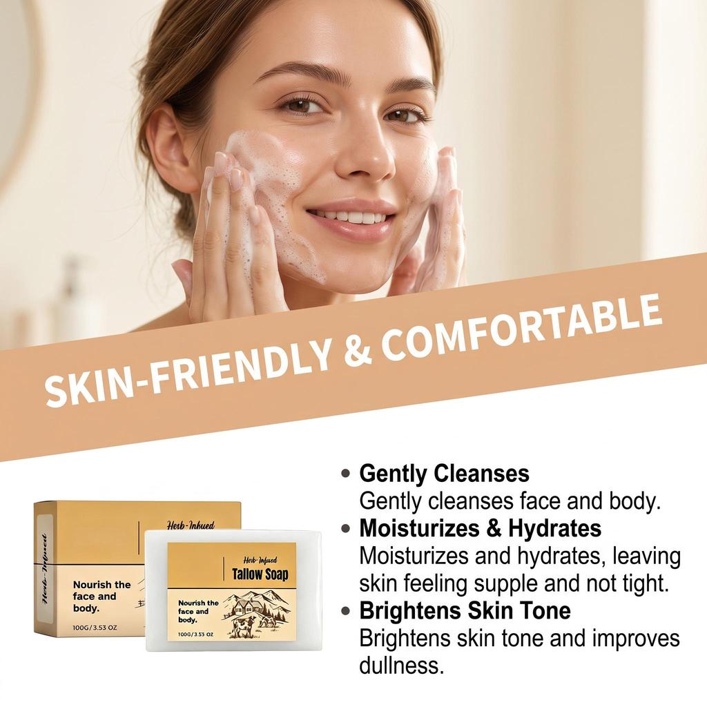 Moisturizing Bath Soap Gentle Cleansing, Moisturizing, and Hydrating, Contains Lanolin and Milk, Suitable for Whole Body Bath Soap