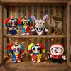 Cartoon Jax Plush Digital Keychains Circus Maid Magical Cute Rabbit Clown Collectible Home Decor Party DIY Pendant Birthday Gift