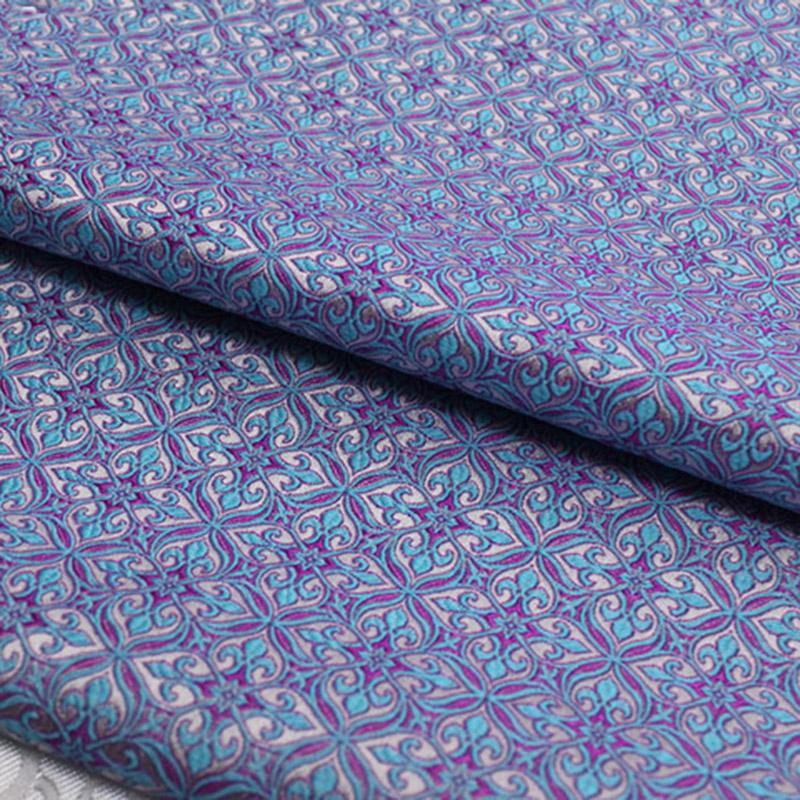 75*50 см Парча Жаккард Китайский Стиль Винтажная Ткань Атлас Ципао Куртка Монгольский Халат Сценическая Одежда Ткань для Сумки Шитье Сделай Сам