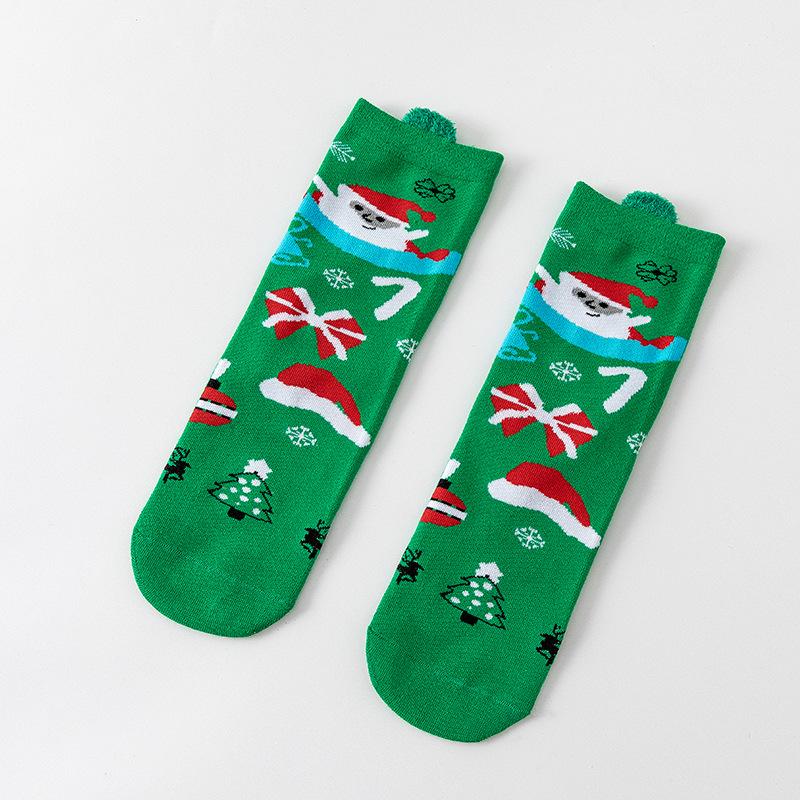Christmas Cotton Cartoon Socks Merry Christmas Decorations For Home Xmas Ornaments Gifts Party Supplies Happy New Year