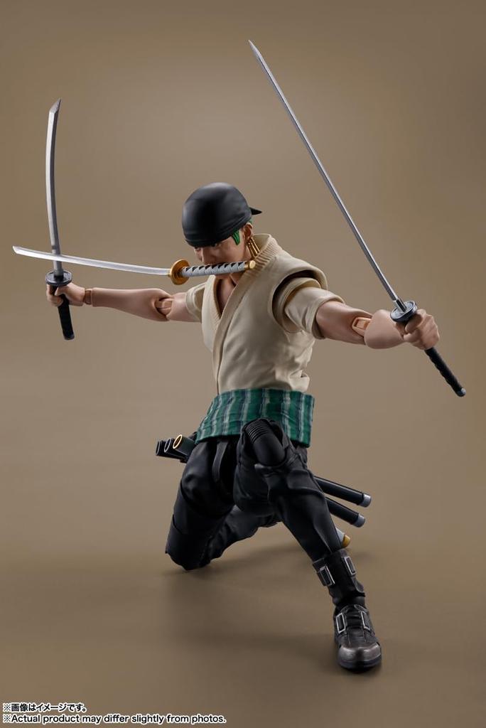 TAMASHII NATIONS S.H.Figuarts Roronoa Zoro (A Netflix Series: ONE PIECE) Approximately 145mm PVC & ABS Painted Movable Figure