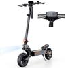 iScooter Электросамокат W10 для взрослых, мотор 1200 Вт, аккумулятор 48 В 15 Ач, 10-дюймовые вакуумные шины для бездорожья, вездеходный, портативный электросамокат для городских поездок