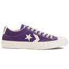 Converse Chevronstar OX Удобные повседневные низкие парусиновые кеды Унисекс Фиолетовый Белый 1CL272