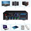 2000W 2 Micphone Bluetooth Stereo Amplifier Surround Sound Mixer 220V FM AUX USB SD AMP Home Cinema Karaoke Remote Control