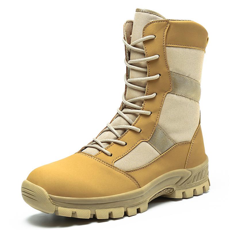 Men's Large Combat Boots - High Top Outdoor Desert & Tactical Hiking Boots