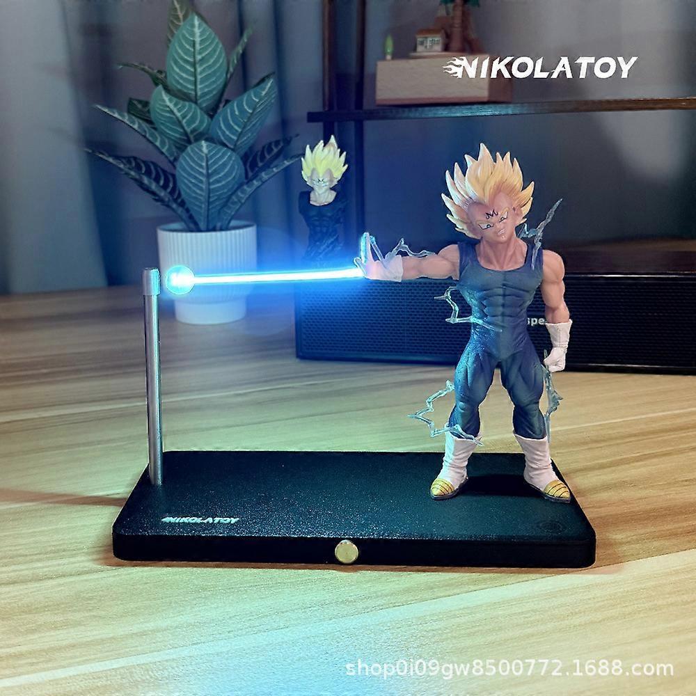 Z Majin Vegeta Magnetic Night Light Anime Figure Desktop Decor 26CM Collectible Model