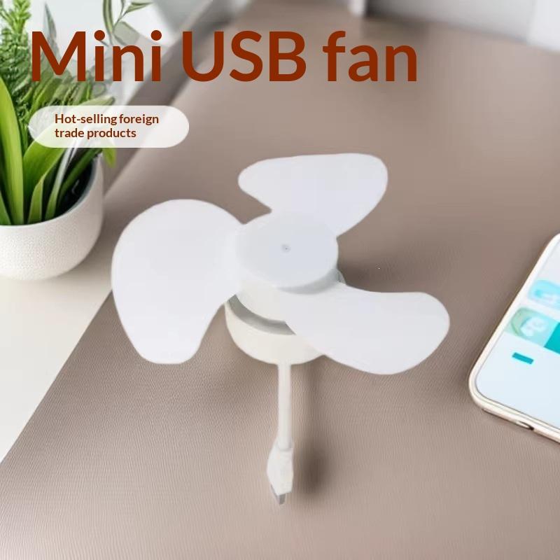 1 шт. Мини-портативные охлаждающие вентиляторы USB Гибкий вентилятор Питание от USB Для Power Bank Ноутбука ПК Зарядного устройства переменного тока