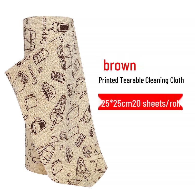 Впитывающая отрывной полиэстер-хлопковый чистящий материал для кухни и дома