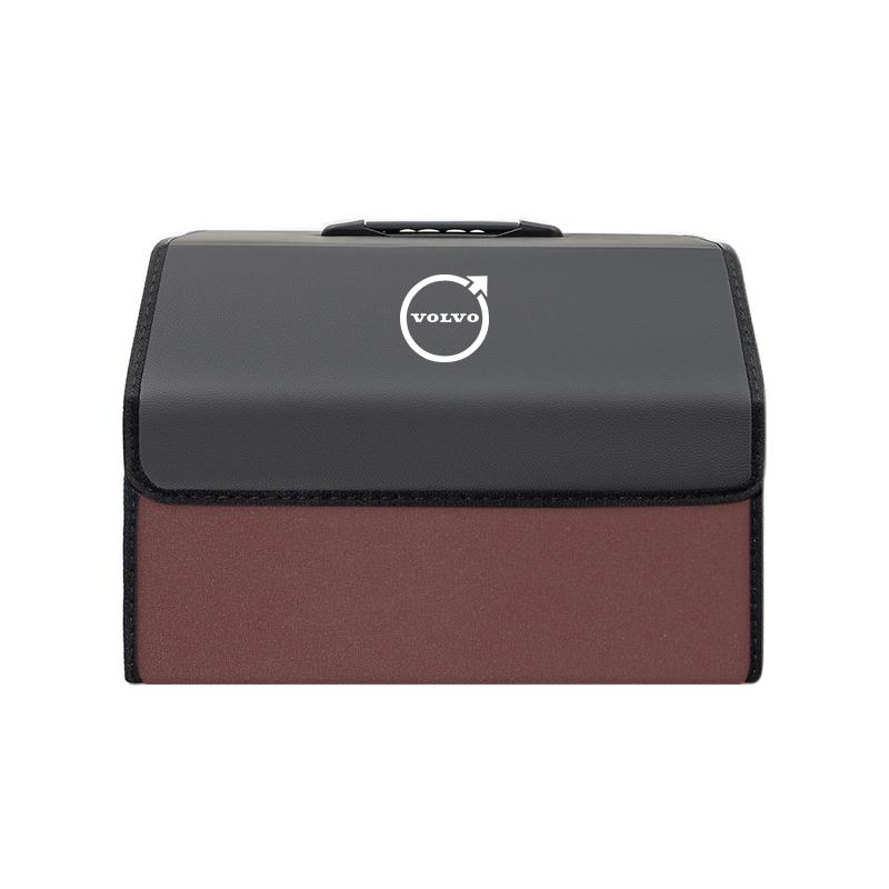 Car Interiors Leather Storage Box Toolcase Multiuse Organizer Bag For Volvo Rdesign V60 V40 XC90 S60 C30 XC60 V50 V70 XC40 S80