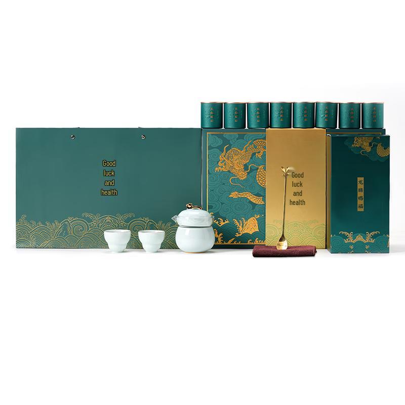 Dragon Soaring Blessings Chinese Ceramic Tea Set