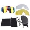 Sports Sunglasses Windproof Sun Glasses for Fishing Riding Hiking Cycling Baseball with Replacement