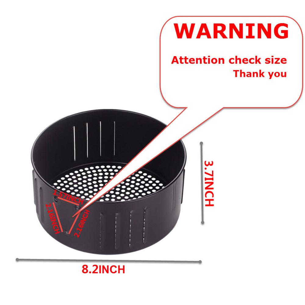 Fit all Airfryer Air fryer accessories Kitchenware Baking Tray Air Fryer Basket Cooking Tool