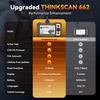 Сканер THINKSCAN 662 OBD2, Инструмент для диагностики автомобиля с двунаправленным тестом, ABS SRS Трансмиссия, 12 Сбросов, CAN FD & FCA SGW, Lifet