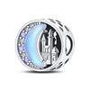 Original Charms Copper Moon Castle Beads Beads Fit Bracelet Women Jewelry Making Diy Gift