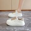 High-end Little White Shoes Women's Spring New Versatile Height-increasing Breadboard Shoes Casual Sports Shoes