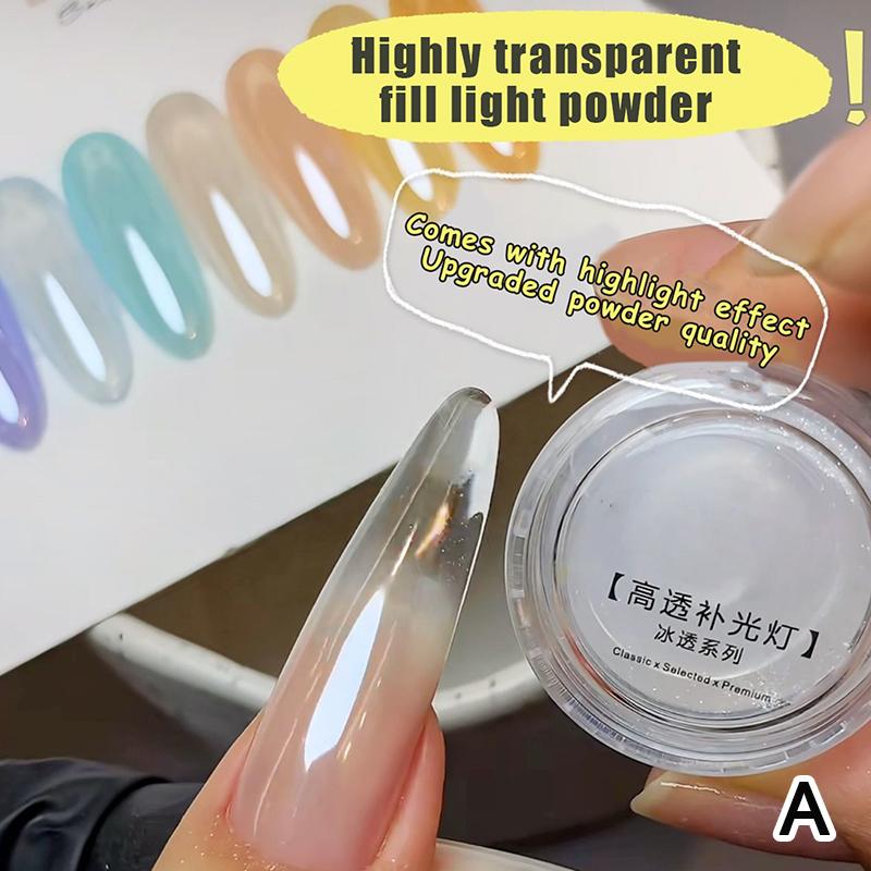 1 Банка Покрытие Аврора Хром Порошок для Ногтей Оранжевый Высокий Блеск Лунный Свет Зеркало Мелкий Блеск Пигмент Аврора Жемчуг Втирающий Пыль Хром