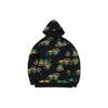 Li Ning All Over Print Loose Fit Hoodie Men Hoodies Black AWDQ879-2
