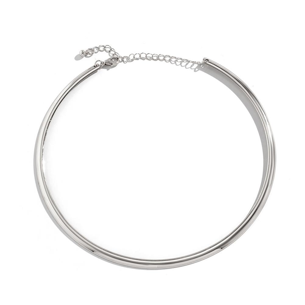 Металлическая цепочка Ожерелье-торк Чокер Женская мода Элегантный Фестиваль Вечеринка Шарм Цепочка на ключицу Памятное украшение Подарок