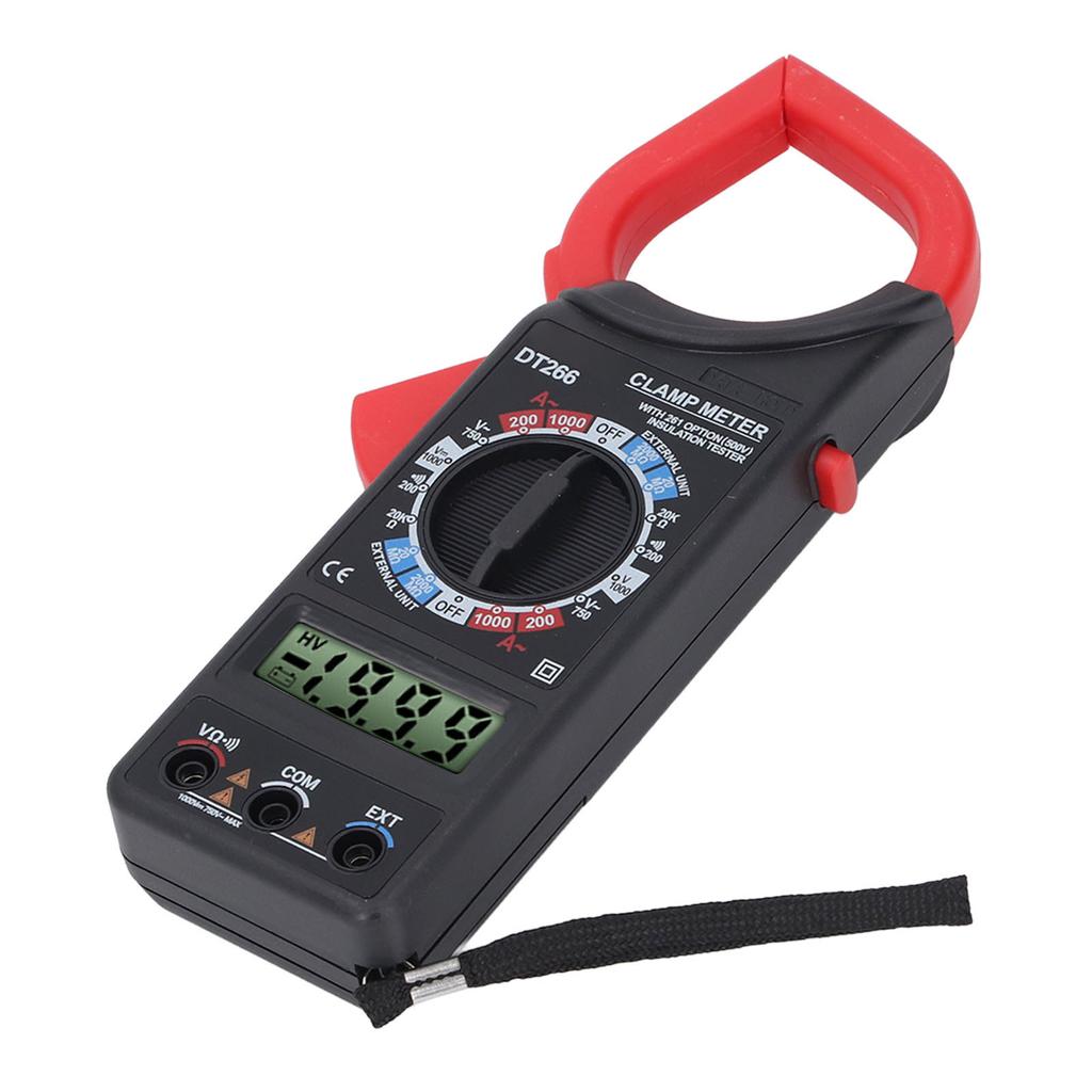 Тестер мультиметра с зажимами, высокая точность, полностью автоматический, 1999 отсчетов, напряжение, ток, резистор, тестер с