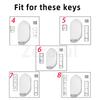Для Kia Picanto EV9 Sorento MQ4 Carnival K8 Morning K5 Carens RIO Seltos 2024 4/5/6/7/8 Кнопок ТПУ Чехол Брелок Чехол для Ключа Автомобиля