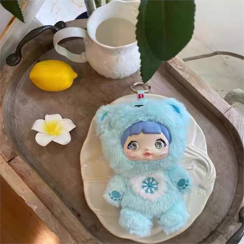 Плюшевый сюрприз в коробке, брелок, подвеска для рюкзака, милая фигурка, подарочное украшение, милая трендовая игрушка нон-стоп от Nuomi, рождественский подарок