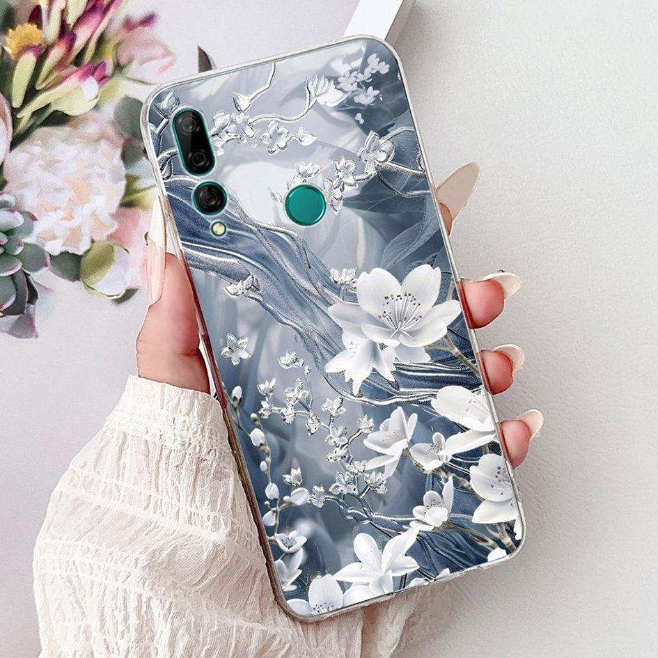 Чехол для Huawei Y9 Prime 2019 STK-L21 STK-L22 STK-LX3 Чехол Популярный Цветок Мягкий ТПУ Чехол для Телефона Для Huawei P Smart Z Y9 2019 Capa
