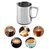 Питчер из нержавеющей стали 304 для латте-арта с мерной шкалой и острым носиком, чашка для взбивания молока