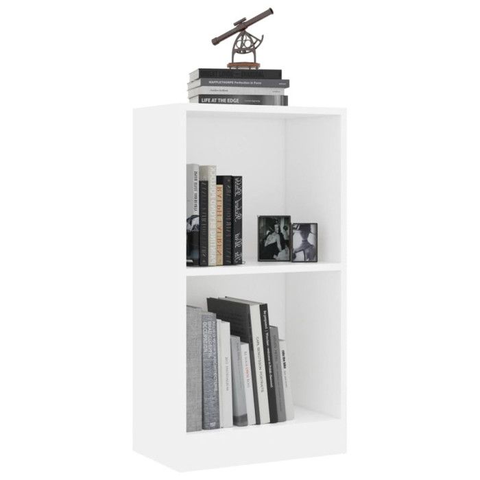 VidaXL Bookcase White 40x24x75 Cm Engineered Wood, Shelf, Bookcase, Storage Shelf, Storage Furniture, 800819
