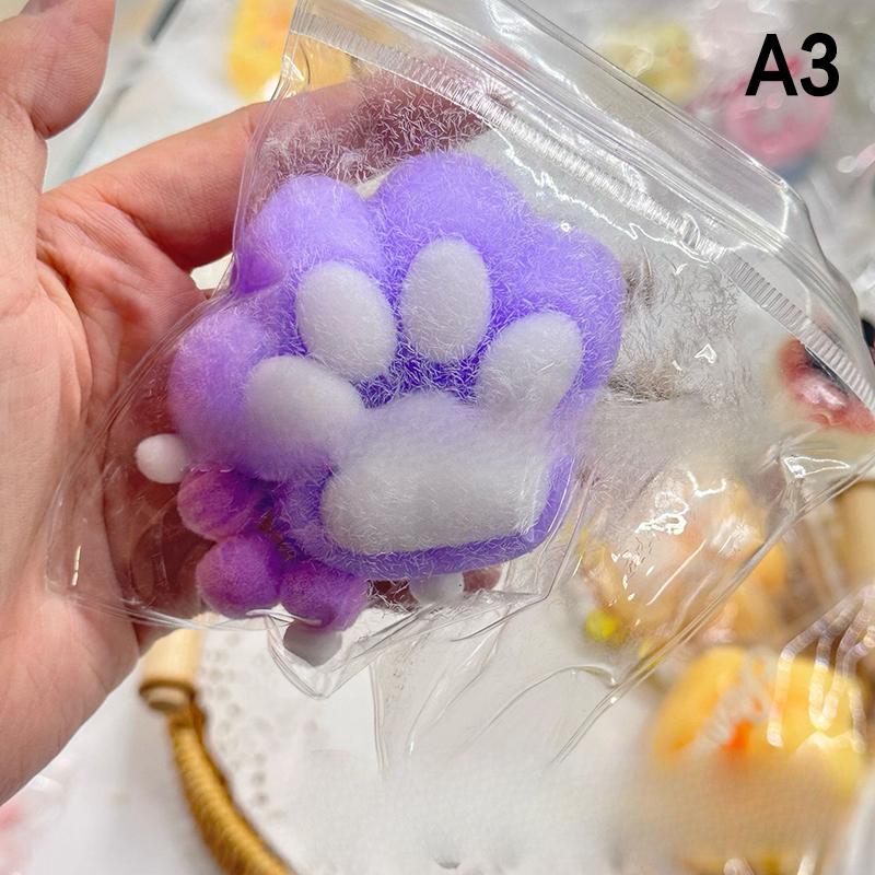 Милые игрушки-лапки для кошек Мягкие расслабляющие игрушки для кошек Щипающие лапки для кошек Забавный подарок Липкая декомпрессионная игрушка Медленно отскакивающая игрушка для кошек